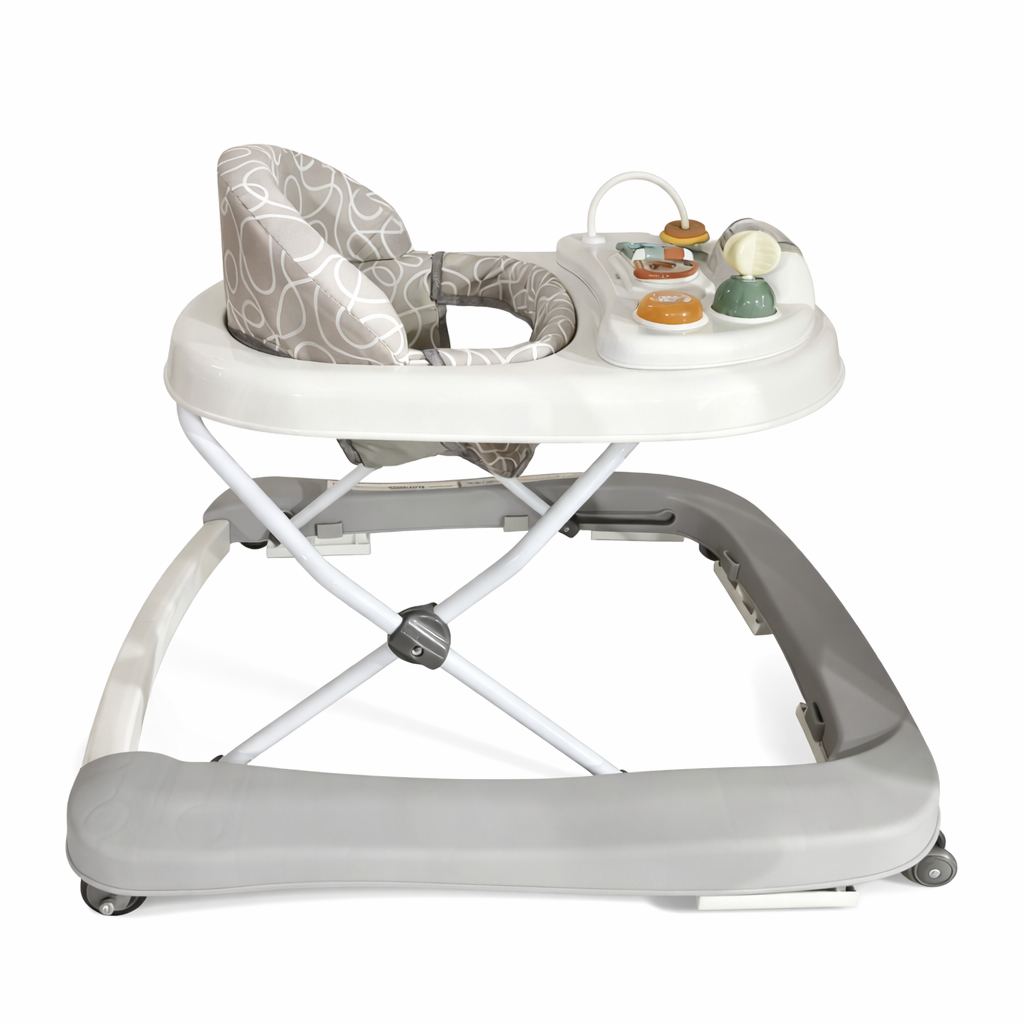 Premergător bebe KIDOO Baby Walker W1246UR2, cu jucării și muzică, 6–18 luni, Albastru