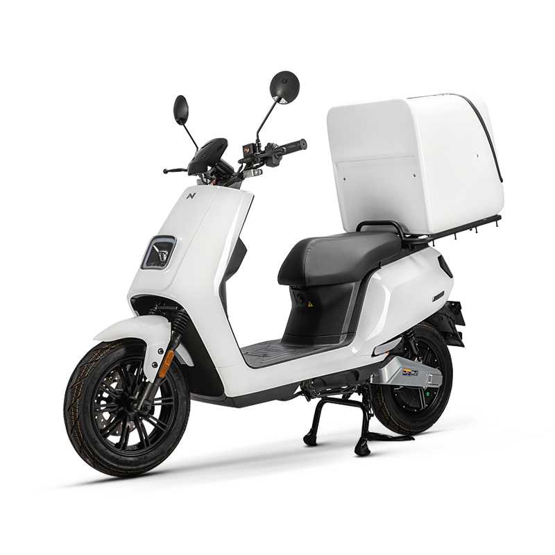 Scuter Electric N-Moto LX05-DELIVERY – Alb, 25 km/h, Fără Permis, Motor BOSCH, 2× Baterii Lithium 60V, Greutate estimativă 90–95 kg, Dimensiuni 1940 × 720 × 1330 mm, Autonomie 150 km, COC & EEC, Carte Rar (CIV), Ideal pentru Livrări + Cadou Tricou N-Moto