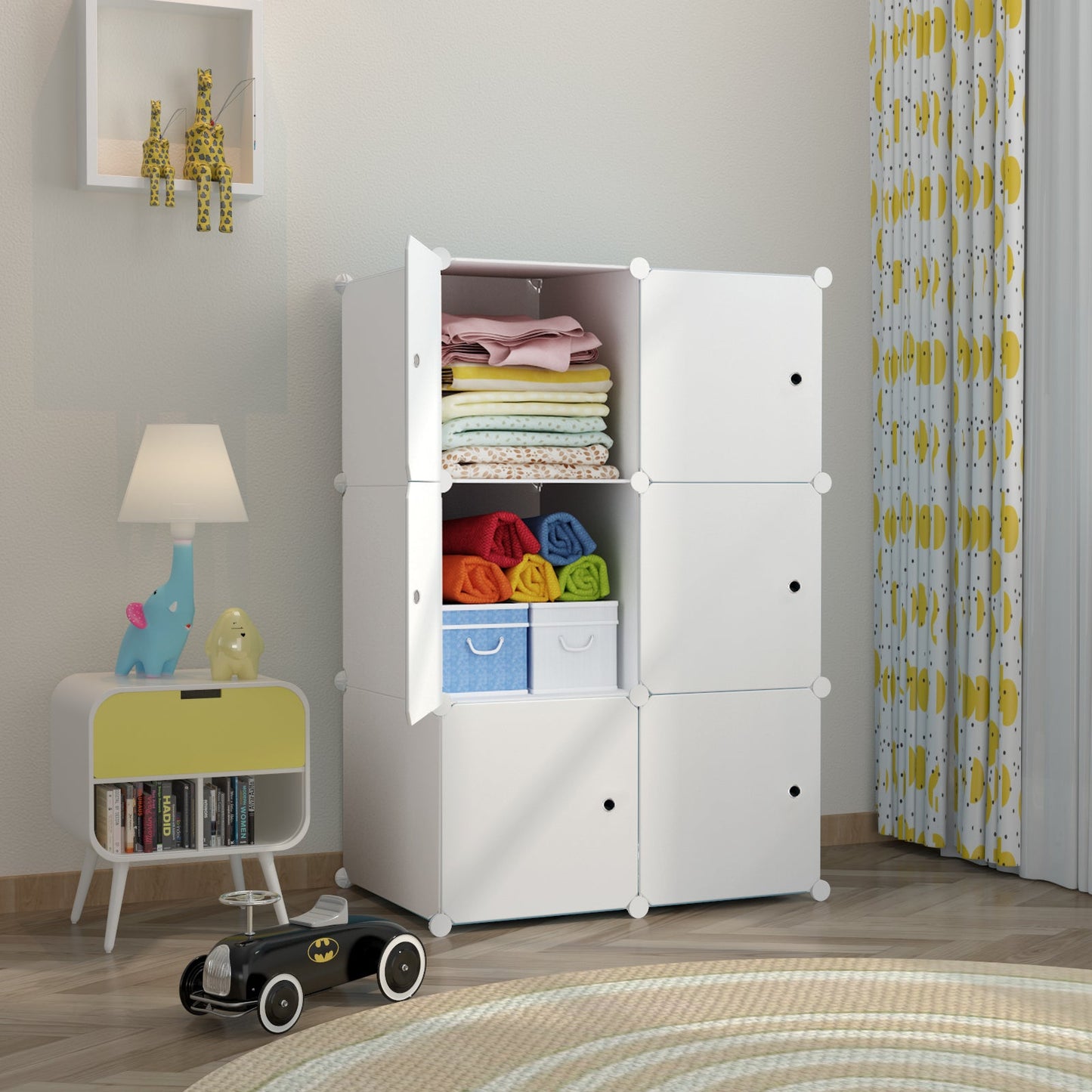 Dulap Modular AT PERFORMANCE® cu 6 Rafturi , Alb