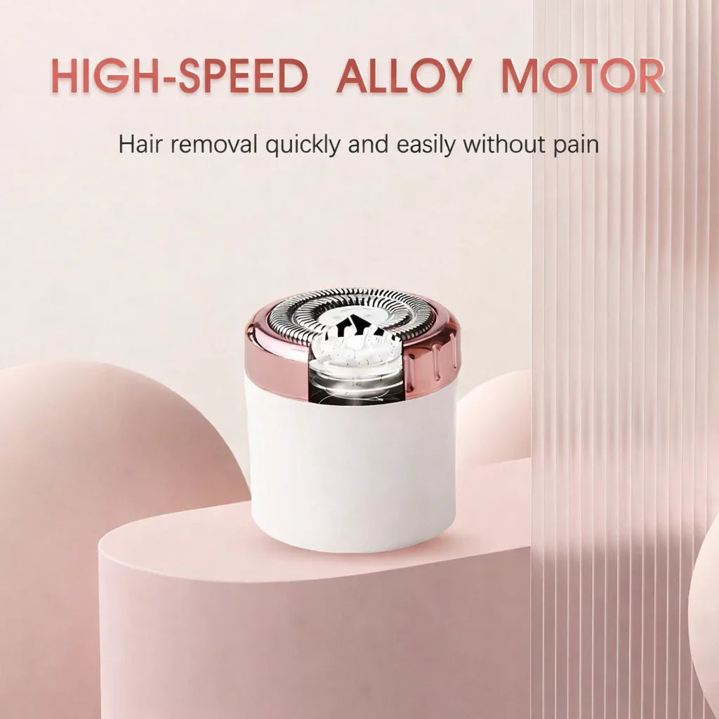 Kit Profesional de Îngrijire 4-în-1 – Lady Shaver Elegant & Trimmer Multifuncțional