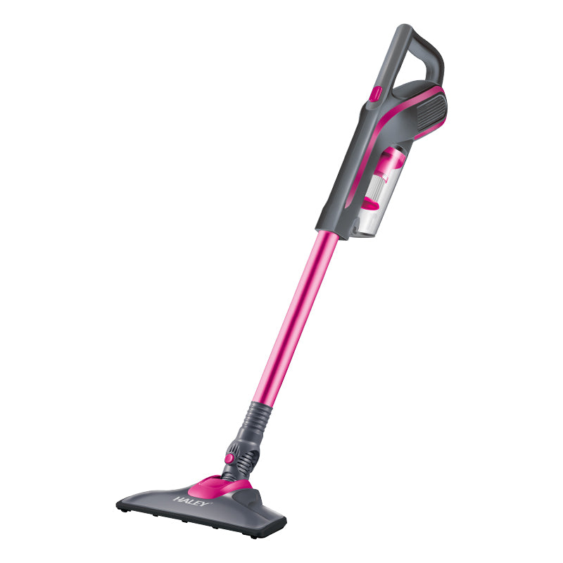 Aspirator HALEY cu băț, Aspirator pentru Covoare, de UZ Casnic, Compact, Puternic si Usor de Utilizat, Roz