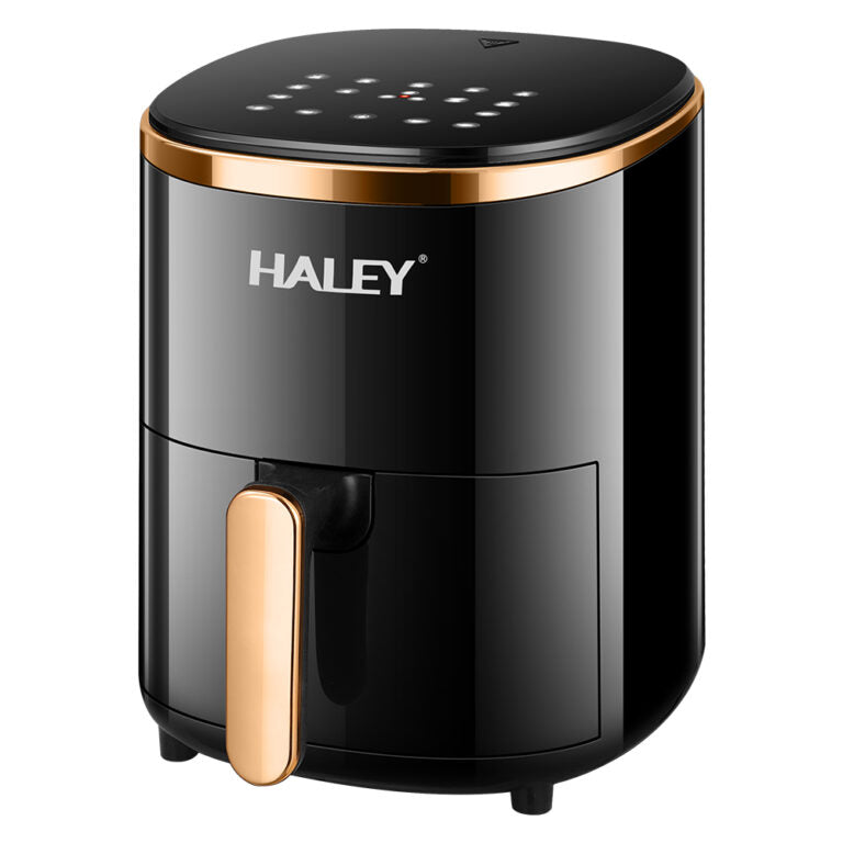 Friteuza cu Aer HALEY, 6L, 2000W, Performanta Moderna pentru Gatit Sanatos, Negru