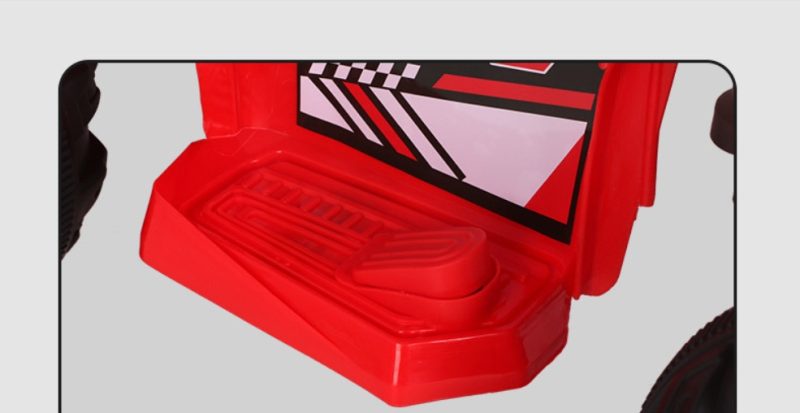 ATV PowerKid 6V – Aventură Electrică pentru Micii Șoferi (2–6 ani, 3–5 km/h) 🏎️⚡ Rosu