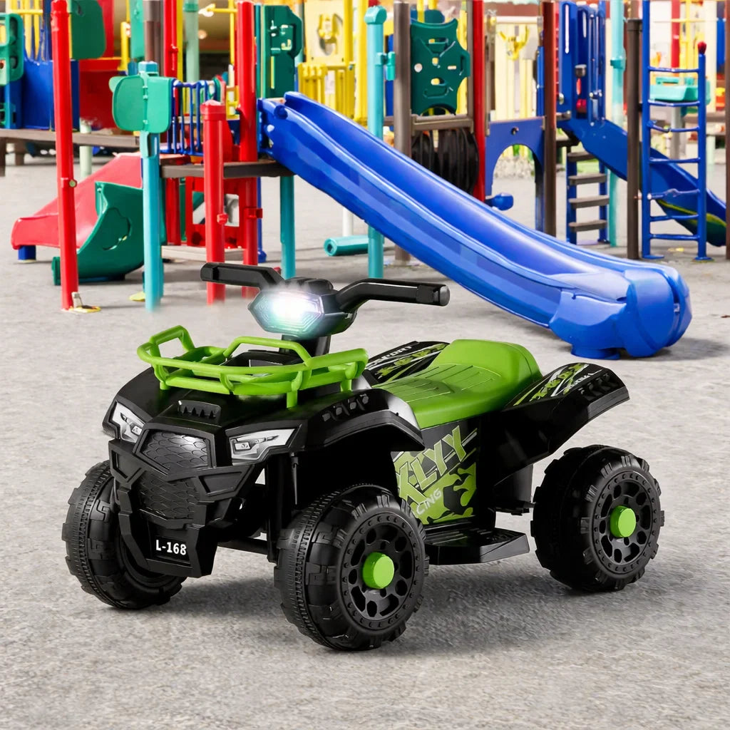 ATV Electric Copii KIDOO® L-168, 6V, 3–5 km/h, 3–8 ani – Distracție Off-Road, Sigur și Ușor de Utilizat