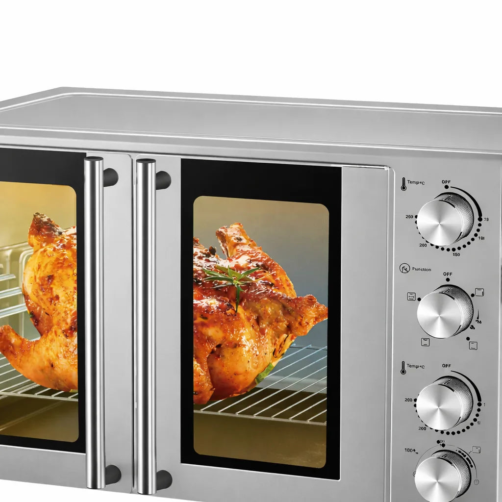 Cuptor Electric HALEY HY-513I, 65L, 3000W, Convecție, Rotisor, Timer 120 min