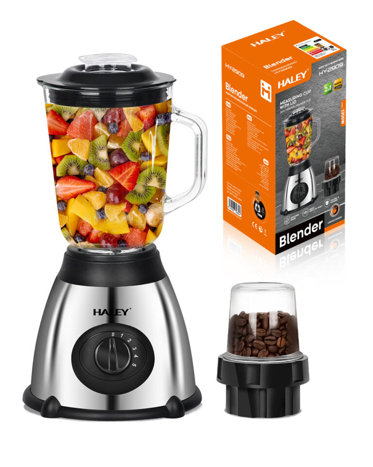 Blender Multifuncțional HALEY 1200W, Capacitate 1.5L, Motor Puternic, Design Compact și Versatil
