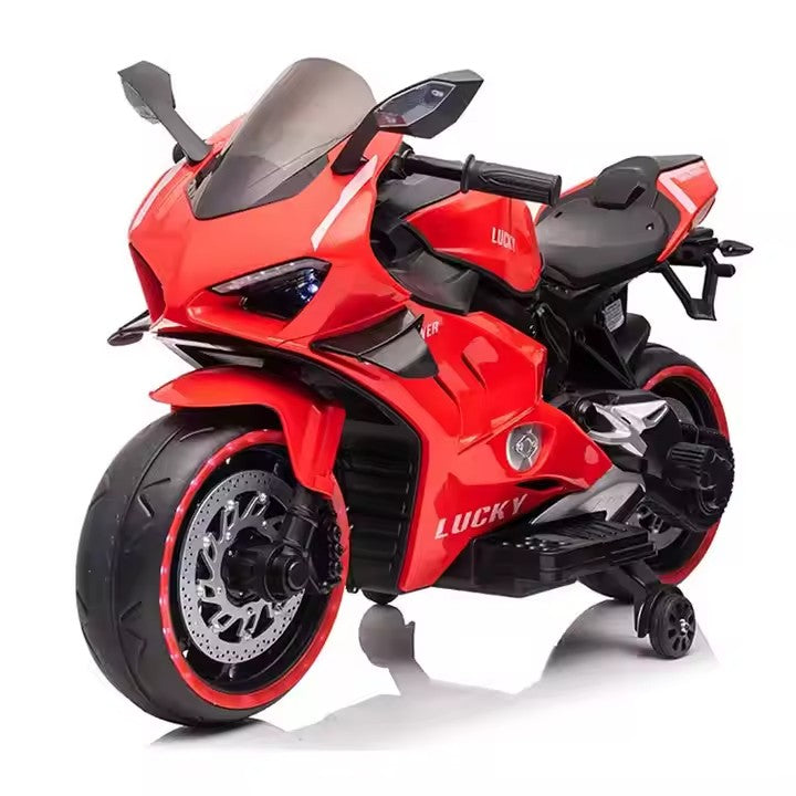 Motocicletă Electrică pentru Copii – Plimbări Pline de Energie și Distracție! Rosie 🚀🏍️