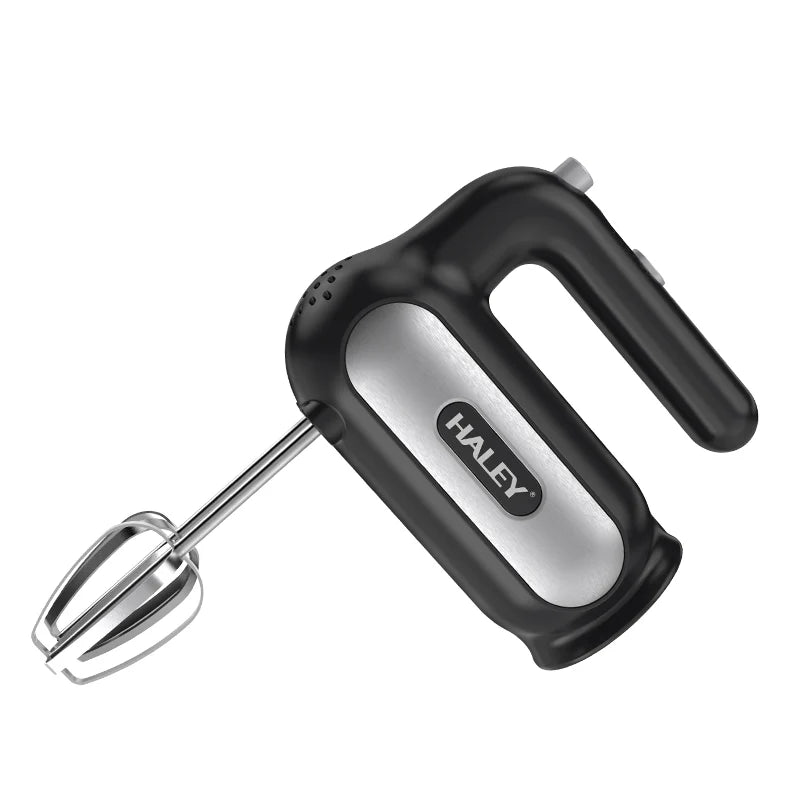 Mixer de Mână Electric HALEY HY-1676, 500W, 5 Viteze + Turbo, Cu Teluri și Cârlige din Inox, Ușor și Puternic pentru Creme, Aluat și Deserturi