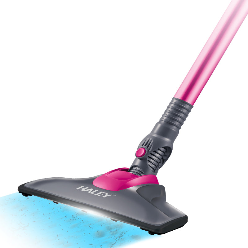 Aspirator HALEY cu băț, Aspirator pentru Covoare, de UZ Casnic, Compact, Puternic si Usor de Utilizat, Roz