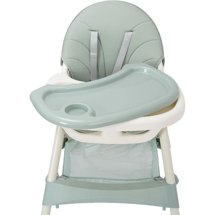 Scaun Multifuncțional 4 în 1– Design Modern și Portabil verde, Reglabil pe Înălțime și Înclinare, Ideal pentru Copii