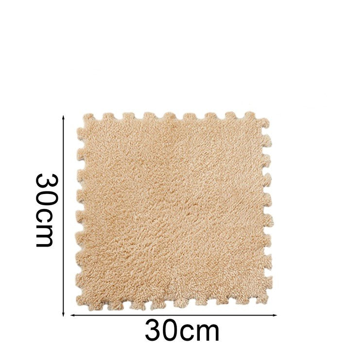 Set 10x Mocheta Pufoasă, AT PERFORMANCE®, Tip Covor Puzzle, cu Spumă 30×30 cm