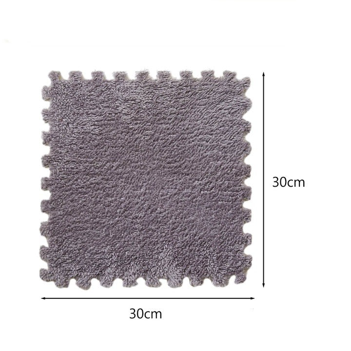 Set 10x Mocheta Pufoasă, AT PERFORMANCE®, Tip Covor Puzzle, cu Spumă 30×30 cm
