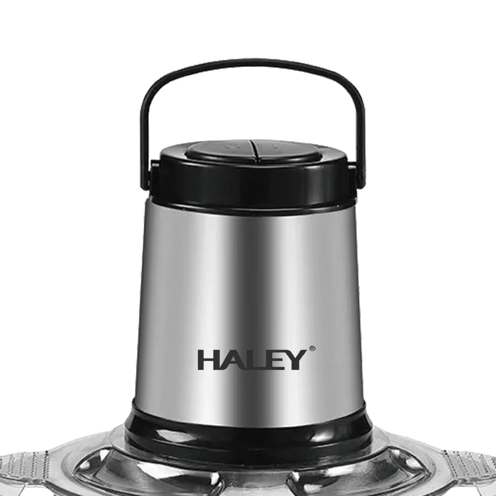 Tocător de alimente HALEY HY-1225 – Putere de 500W și vas de 2L din inox pentru tocare rapidă și eficientă