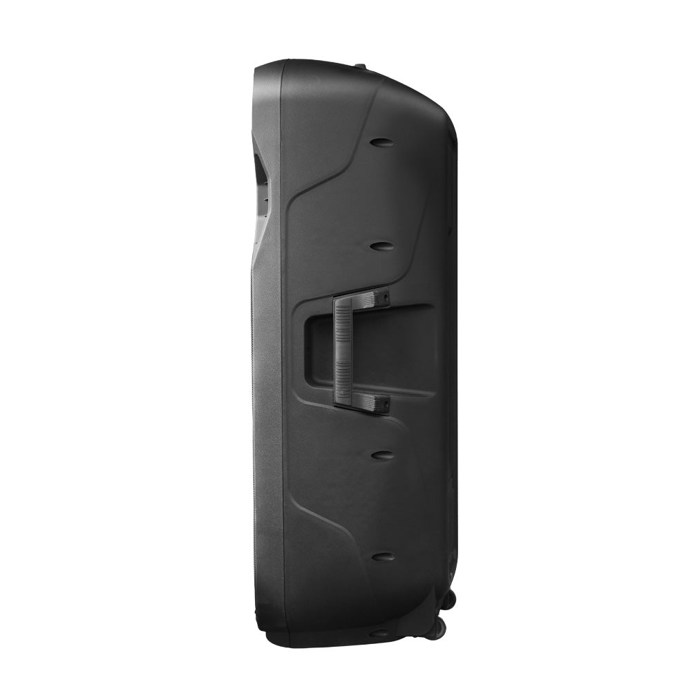 Boxă portabilă profesională AT Performance A15-15, 800W, Karaoke, Bluetooth, Microfon wireless, Baterie reîncărcabilă