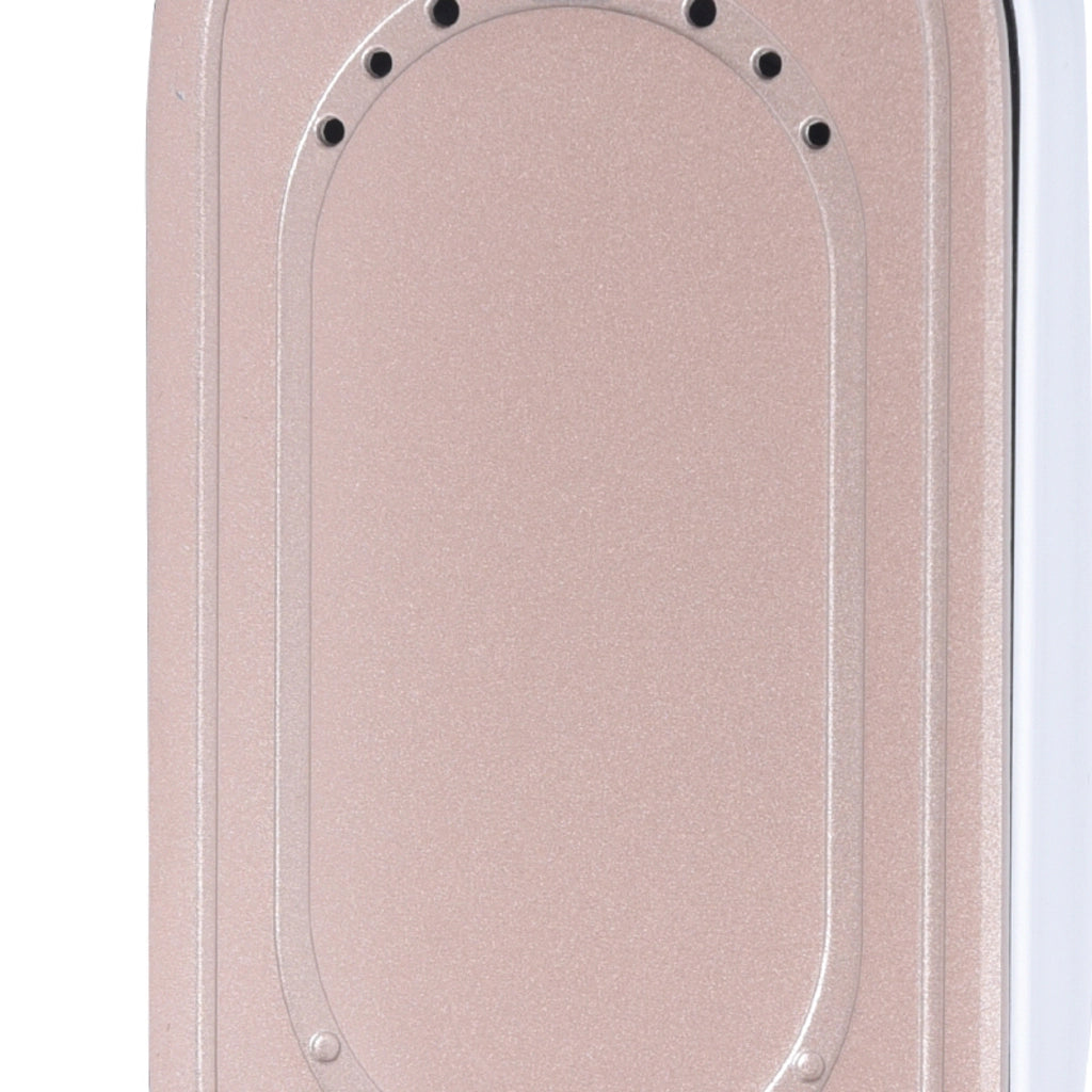 Fier de Călcat Vertical cu Aburi HALEY HY-2075, 1300W, Rezervor 150 ml, Talpă Ceramică Antiaderentă, Abur Puternic, Încălzire Rapidă, Alb/Auriu