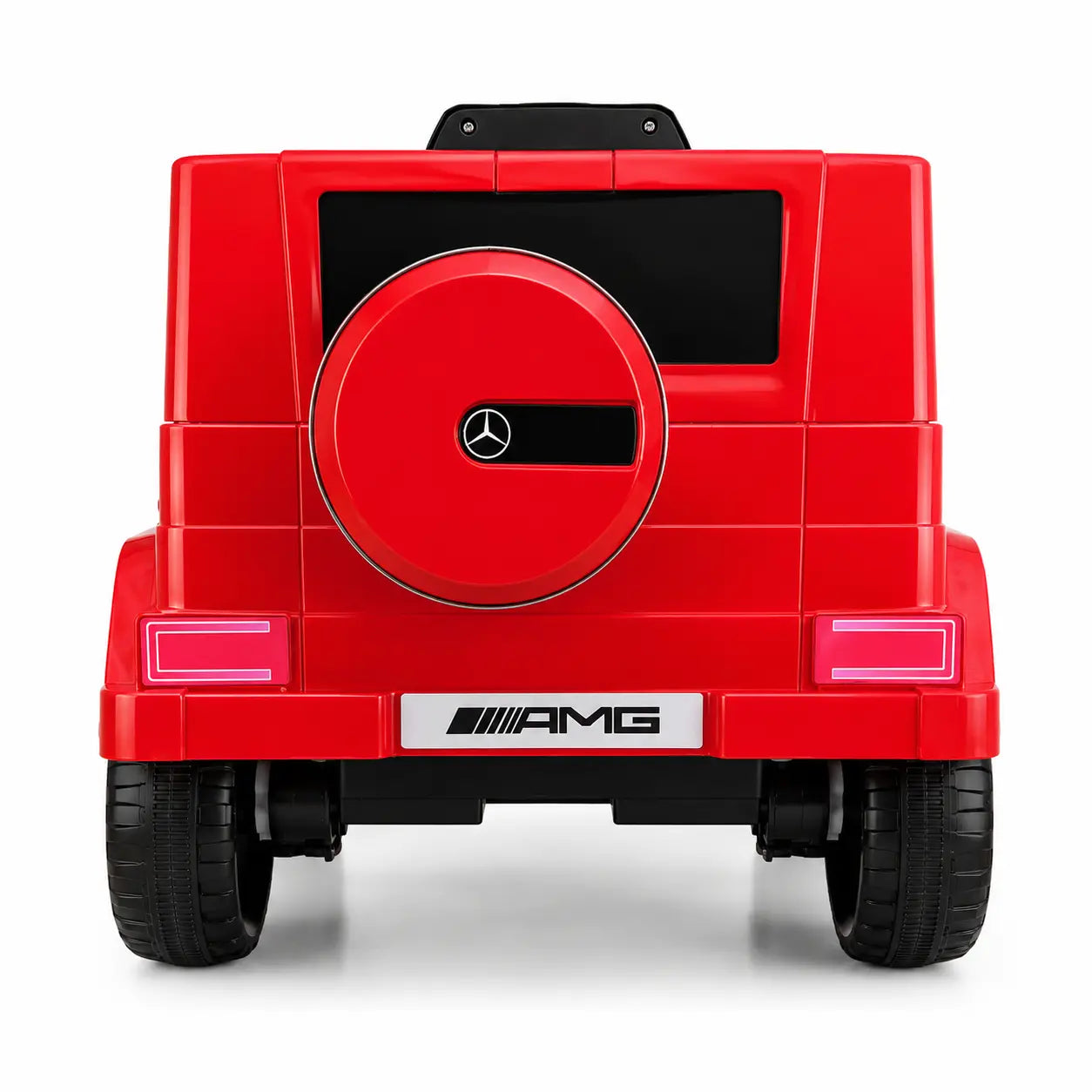 Mașină Electrică pentru Copii Tip SUV 4x4 Premium, Design Inspirat Mercedes G-Class AMG, 12V, Lumini LED, Muzică, Rosu