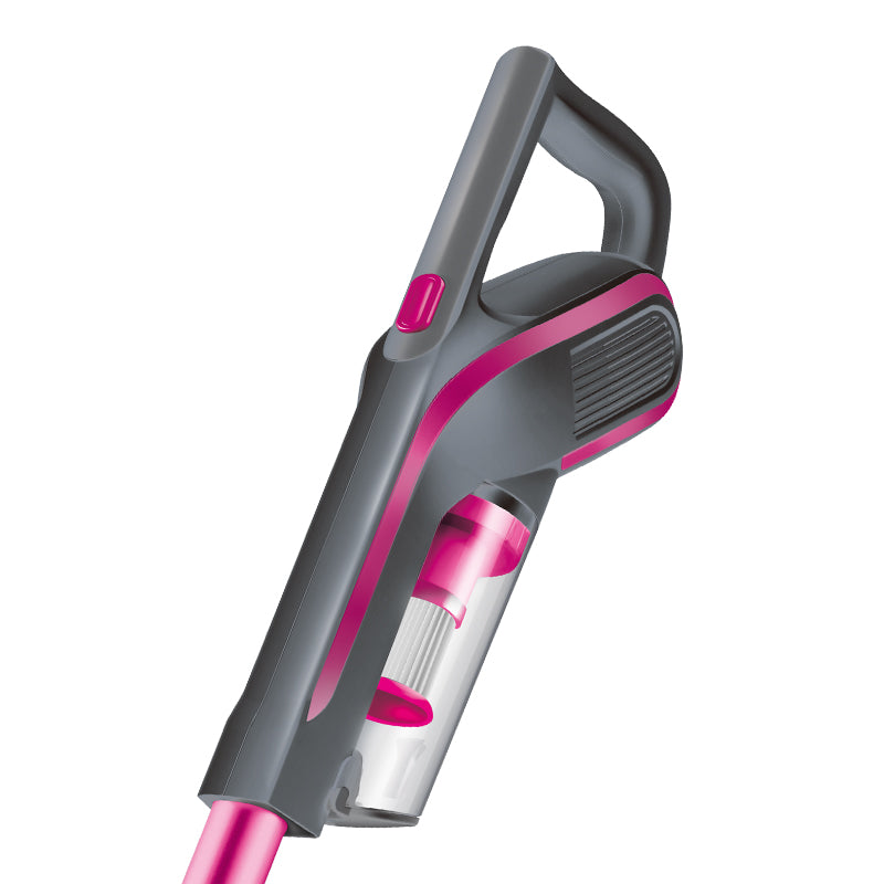 Aspirator HALEY cu băț, Aspirator pentru Covoare, de UZ Casnic, Compact, Puternic si Usor de Utilizat, Roz