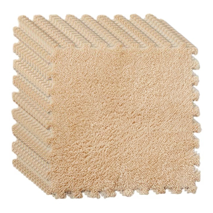 Set 10x Mocheta Pufoasă, AT PERFORMANCE®, Tip Covor Puzzle, cu Spumă 30×30 cm