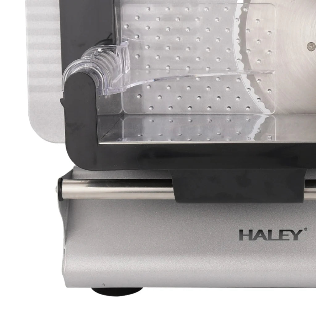 Feliator Electric Profesional HALEY HY-1328, 800W, Lamă Inox 190 mm, Grosime de Tăiere Reglabilă, pentru Carne, Mezeluri și Alimente