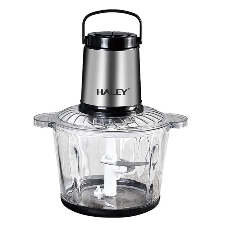 Tocător Electric HALEY HY-1226, 3L, 1200W, Bol din Sticlă, 4 Lame Inox