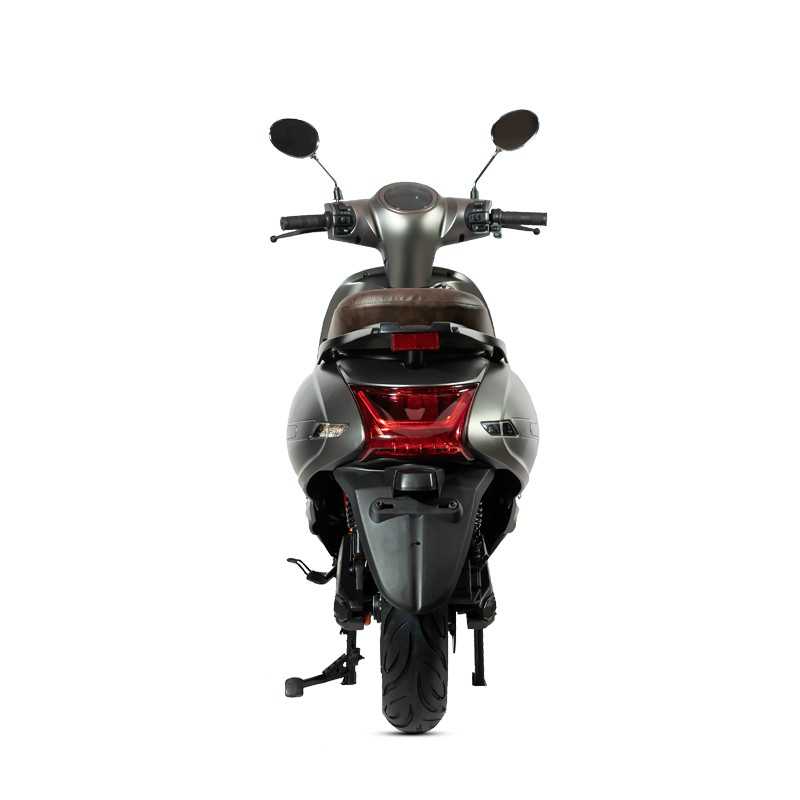 Scuter Electric N-Moto LX06 Gri – Motor BOSCH 2300W, Viteză 25 km/h, Fără Permis, Dimensiuni 1865x700×1113mm, Greutate 90Kg, Autonomie 60 km, Baterie Lithium 60V, COC & EEC + Carte Rar (CIV) + Cadou Tricou N-Moto