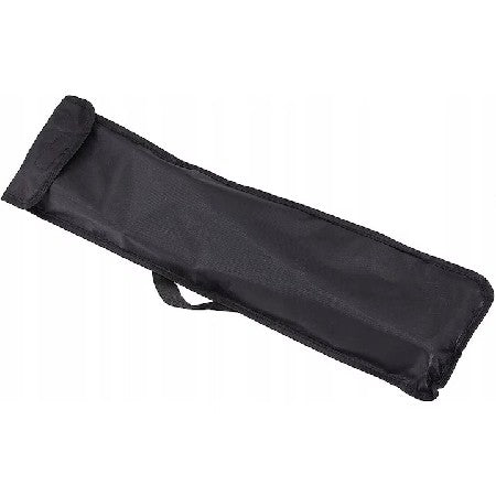 Suport Partitură Metalic Reglabil și Pliabil cu Husă, 123 cm, Negru