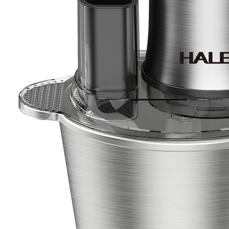 Tocător Electric Multifuncțional HALEY HY-1244 – Putere de 1200W și vas de 3.5L din inox pentru tocare rapidă și versatilă