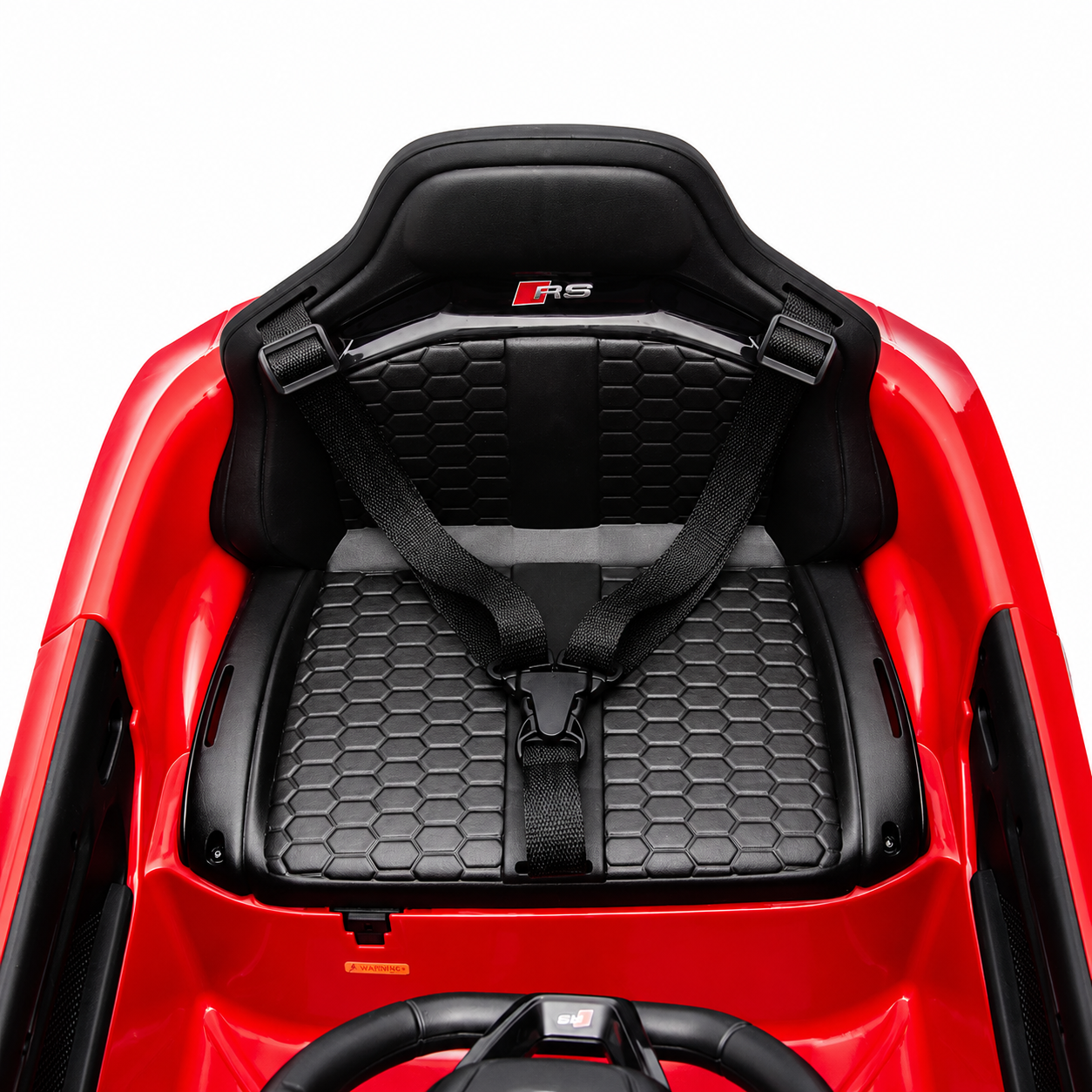 Mașinuță Electrică Pentru Copii KIDOO Audi RS 3 Sportback 2025, Licență Oficială Audi, 12V 4.5Ah, Telecomandă 2.4G, 3 Viteze, Bluetooth, USB, Lumini LED, Alb