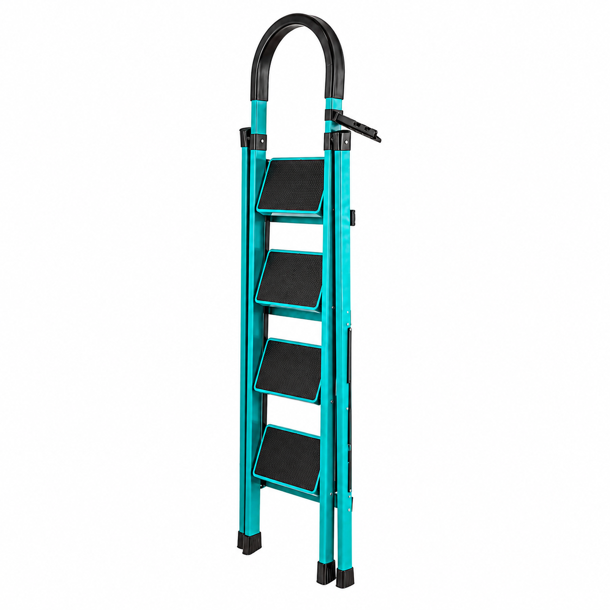 Scara Pliabila cu 4 Trepte Scara Pliabila cu 4 Trepte Late, At Performance, Metalica, Maxim 150 Kg, Picioare AntialunecareLate, At Performance, Metalica, Maxim 150 Kg, Picioare Antialunecare