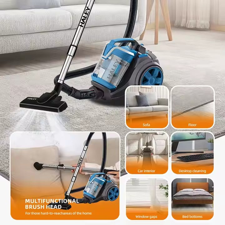 Aspirator cu Sac HALEY 4L, 3000W, Aspirator de praf Aspirator puternic cu fir, de calitate, cu ciclon
