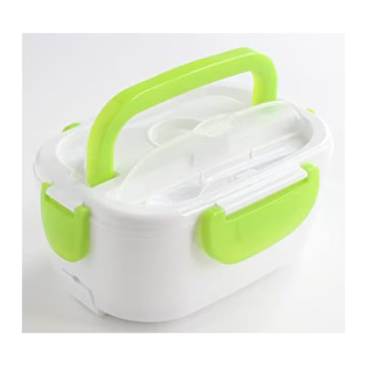 Caserola Termica pentru Mancare cu 2 Compartimente, AT PERFORMANCE, Volum 1 5L Putere 40W Pana la 50 Grade Verde.