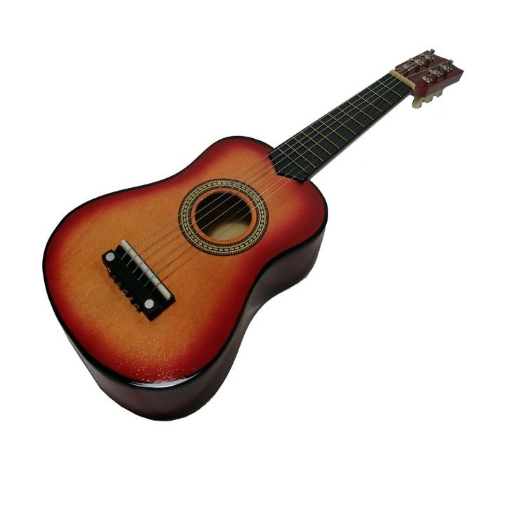 Chitara pentru copii, AT PERFORMANCE®, clasica, lemn, Junior Orange, 53X18 cm.