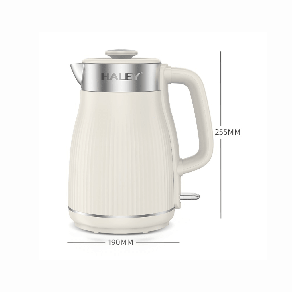 Fierbător Electric Din Plastic 2,2L, HY-8911, 1800W, Interior Din Inox, Oprire Automată 3-Way, Bază 360°