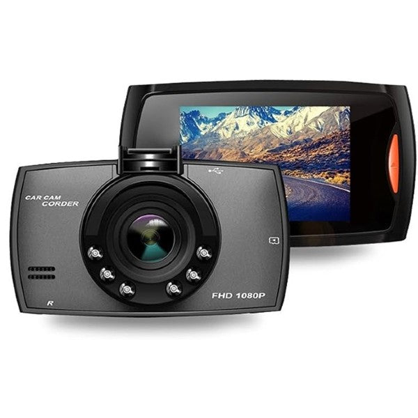 Cameră Auto DVR AT PERFORMANCE® 360° Full HD 1080P, Viziune Nocturnă, G-Sensor, Loop Recording, Mini Dash Cam cu Detecție Mișcare – Fără Card