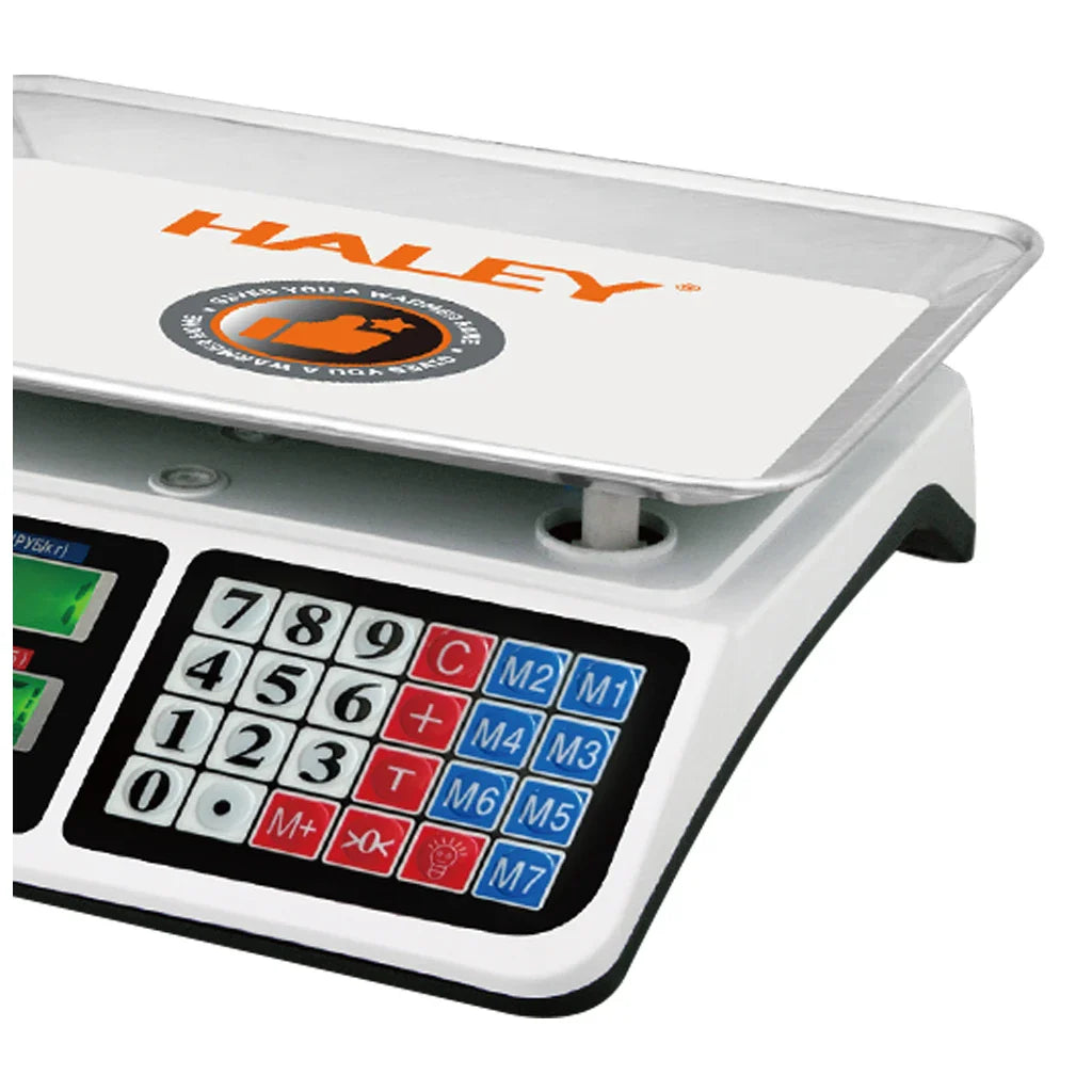 Cântar Comercial Digital HALey HY-5040, Platformă Inox, 40 kg