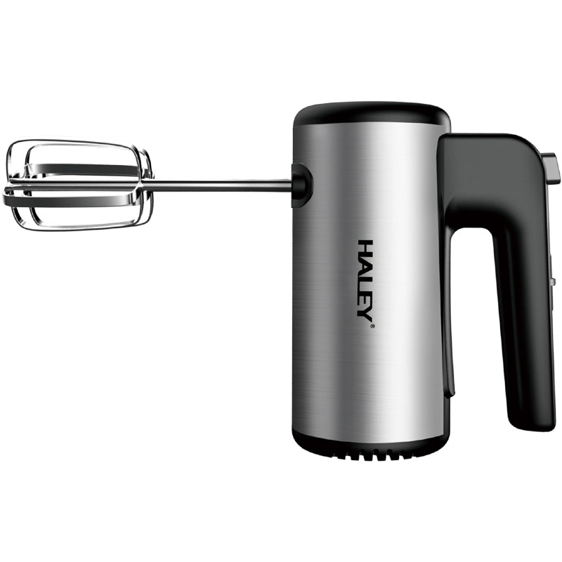 Mixer de Mână din Inox HALEY 500W – 5 Viteze, Motor Puternic, Design Vertical, Accesorii Incluse