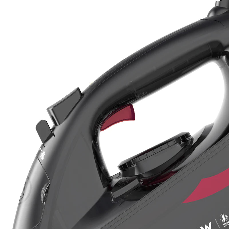 Fier de călcat cu abur HALEY® HY-2060, 2400W, Talpă ceramică, Abur vertical, Auto-curățare, Cablu 1.5m, Negru