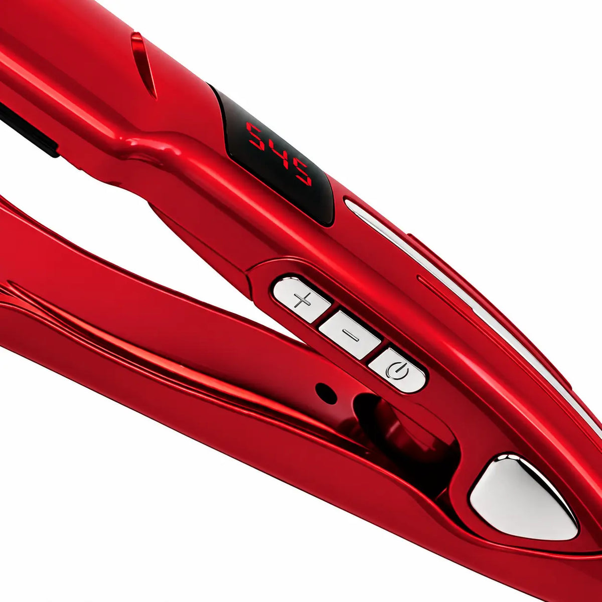 Placă de Îndreptat Părul HALEY HY-3022, 60W, Încălzire Rapidă, Modelare de Lungă Durată, Nu se Lipește de Păr, Hair Straightener, Roșu
