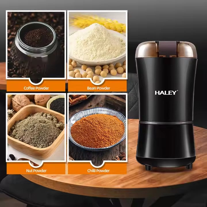 Rasnita Electrica, HALEY, pentru Cafea cu 4 Lame, Performanta si Design Elegant