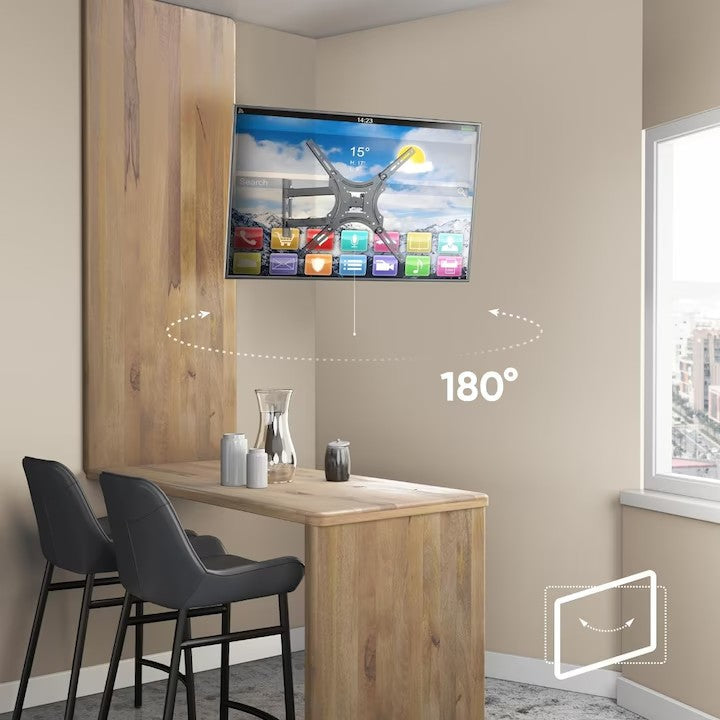 Suport tv AT PERFORMANCE, ajustabil cu brat cu diagonala reglabil 14-55'', pentru tv LCD, LED plate sau curbate, 117.