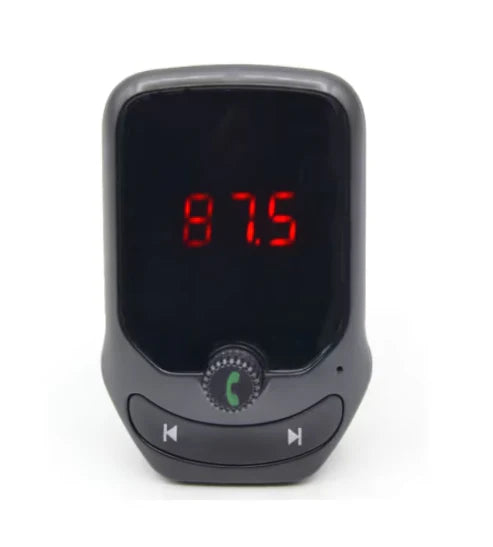 Modulator Auto KlaussTech, Bluetooth, 2 x Porturi USB, Micro SD, Ecran LED, 87 dB, ABS, Handsfree, Negru