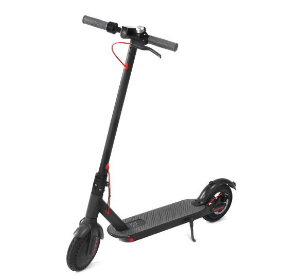 Trotineta electrica AT PERFORMANCE, Putere Motor 250W, Display LCD, Aplicatie, Autonomie 18-24 km, Viteza maxima 25-30 km/h, Negru cu Gri