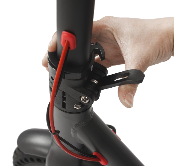 Trotineta electrica AT PERFORMANCE, Putere Motor 250W, Display LCD, Aplicatie, Autonomie 18-24 km, Viteza maxima 25-30 km/h, Negru cu Gri