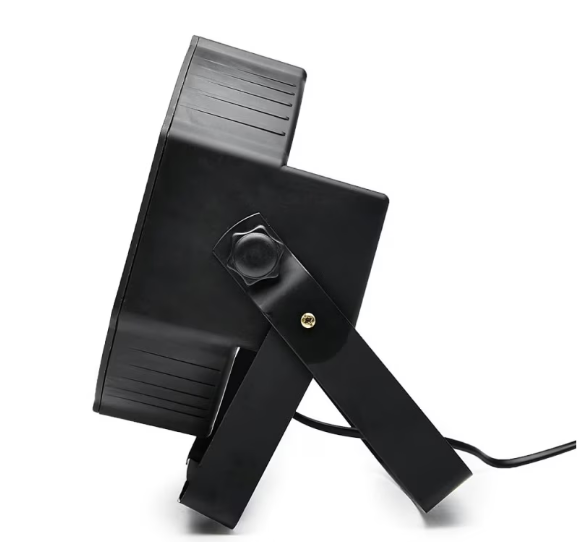 Proiector de lumini PAR 18 LED, RGB, Negru, Disco / Club / Exterior / Arhitecturale, AT PERFORMANCE