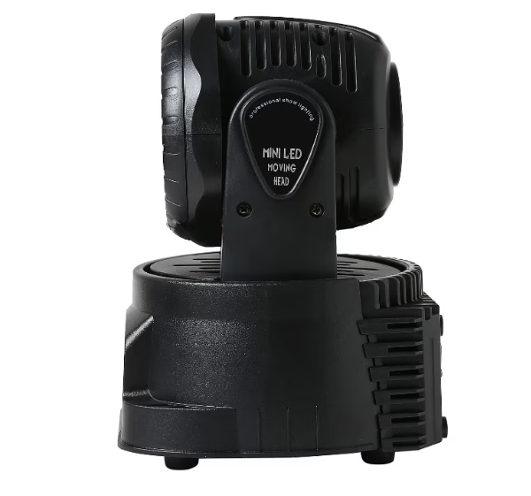 Proiector lumini Moving Head, 5 W x 7 LED, Negru, AT PERFORMANCE