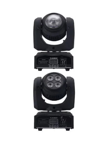 Proiector Mobil AT PERFORMANCE® cu Cap Dublu LED 100W – DMX, Gobo, Culori, Pan/Tilt Infinite