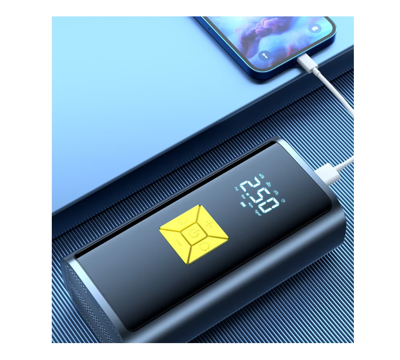 Pompa de aer inteligenta, AT PERFORMANCE®, 150PSI, portabila, pentru masina, compresor automat pentru pneuri, pentru motocicleta, negru