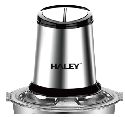 Tocator Universal Electric HY-1220 pentru Carne si Legume, Capacitate 2L, Bol Inox, 4 Lame Premium din Otel Inoxidabil, Motor Puternic 1000W