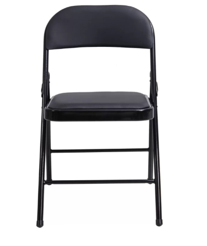 Scaun pliant Grunberg, Negru, cadru negru , Z28