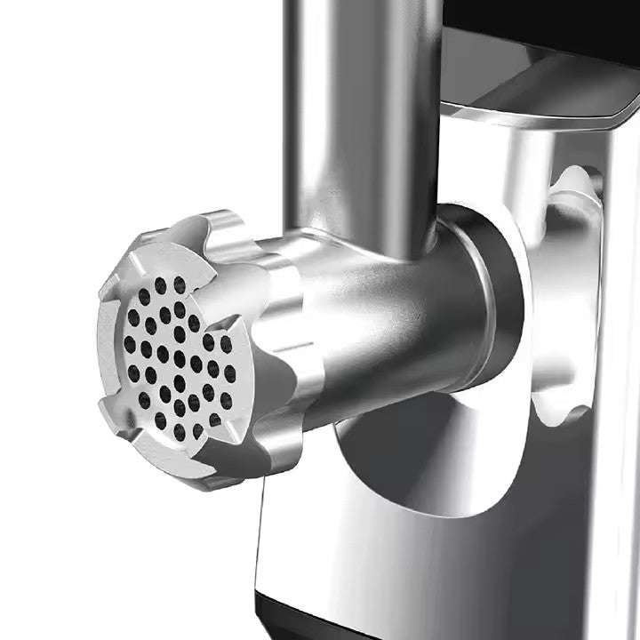 Mașină de Tocat Carne HALEY, 2600W, Unelte Metalice, Carcasă din Oțel Inoxidabil, Argintiu